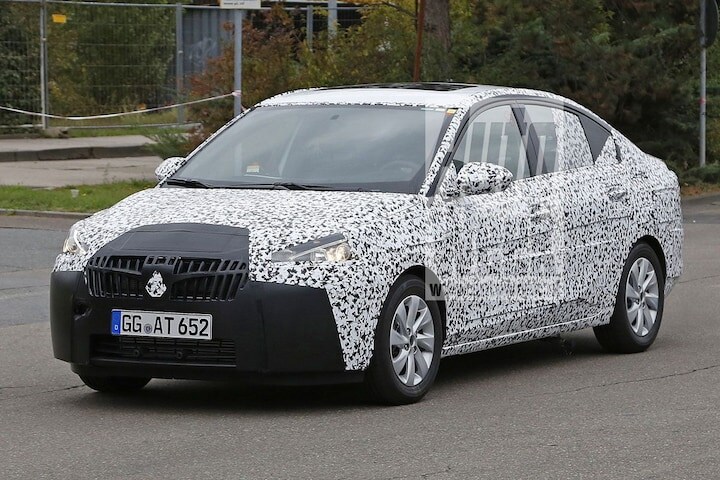 Opel Corsa Sedan spyshots