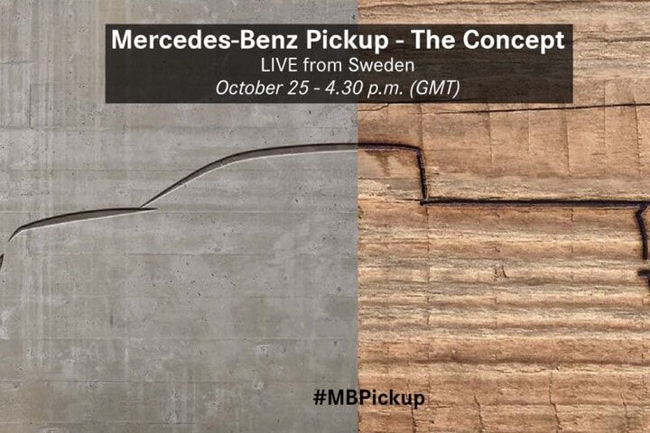 Mercedes pick-up teaser