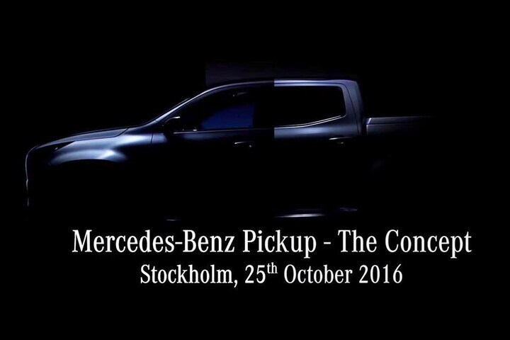 Mercedes-Benz pick-up teaser