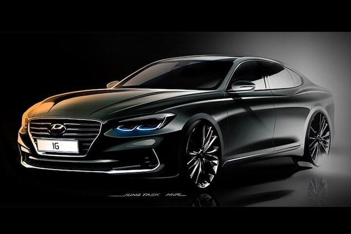 Hyundai Grandeur schets
