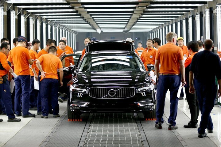 Volvo S90 China productie fabriek
