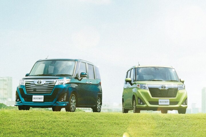 Toyota Tank, Roomy en Subaru Justy