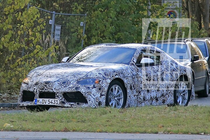 Toyota Supra spyshots