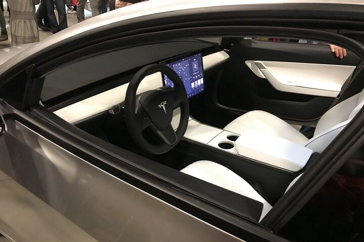 Tesla Model 3 dashboard