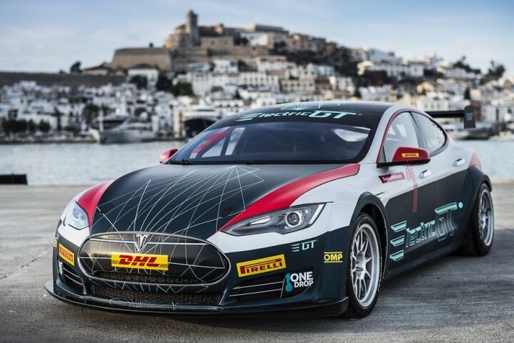 Tesla Model S racer