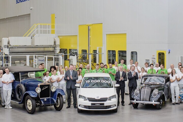 Skoda Fabia 19 miljoenste Skoda