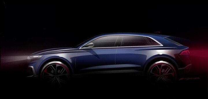 Audi Q8 schets