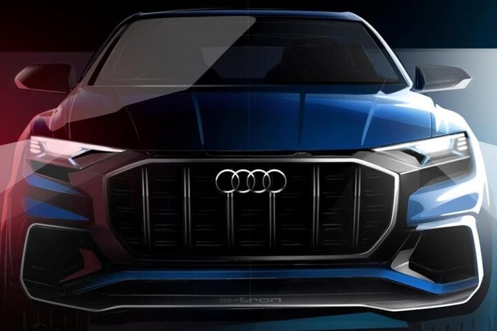 Audi Q8 schets