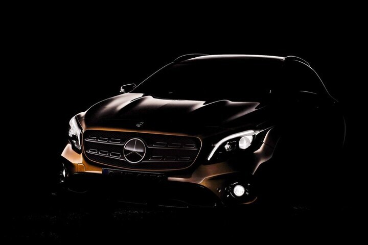 Mercedes-Benz GLA-klasse facelift teaser