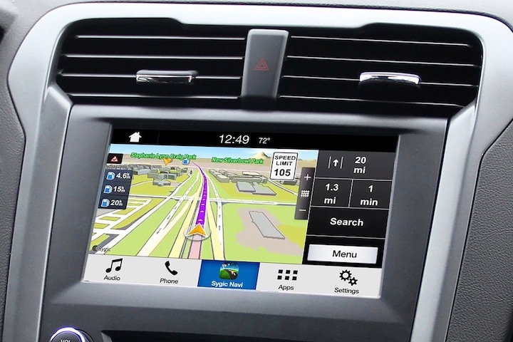 Ford Sync navigatie