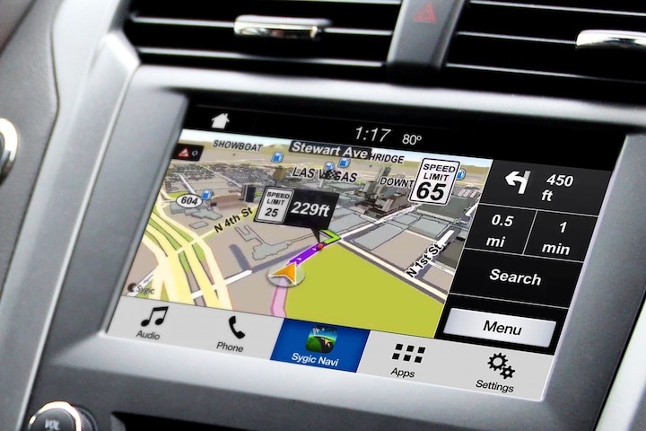 Ford Sync navigatie