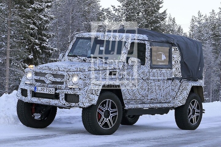 Spyshots Mercedes-Benz G-klasse 'pick-up'