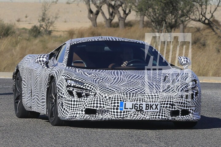 Spyshots nieuwe McLaren Super Series