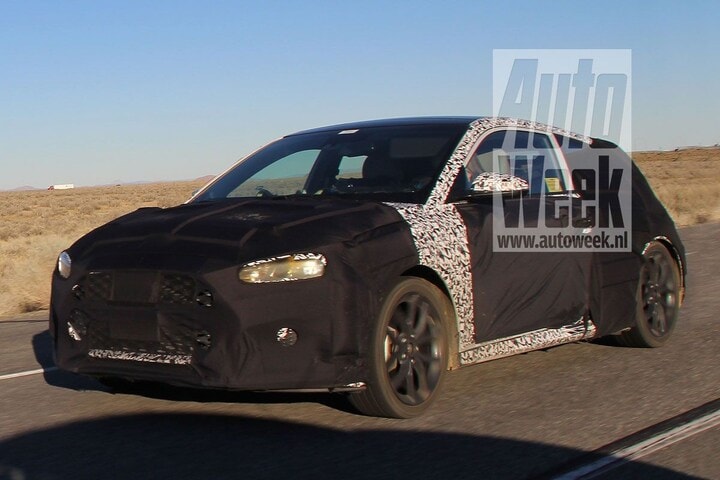 Hyundai Veloster spyshots