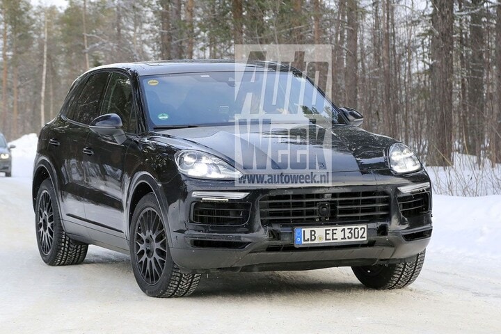 Porsche Cayenne spyshots