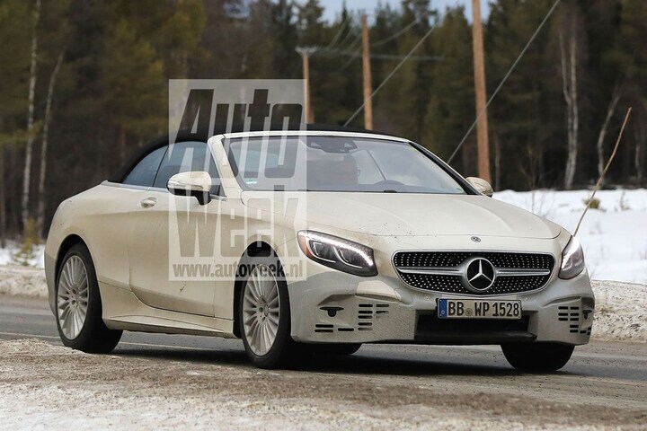 Mercedes S-klasse Cabrio facelift