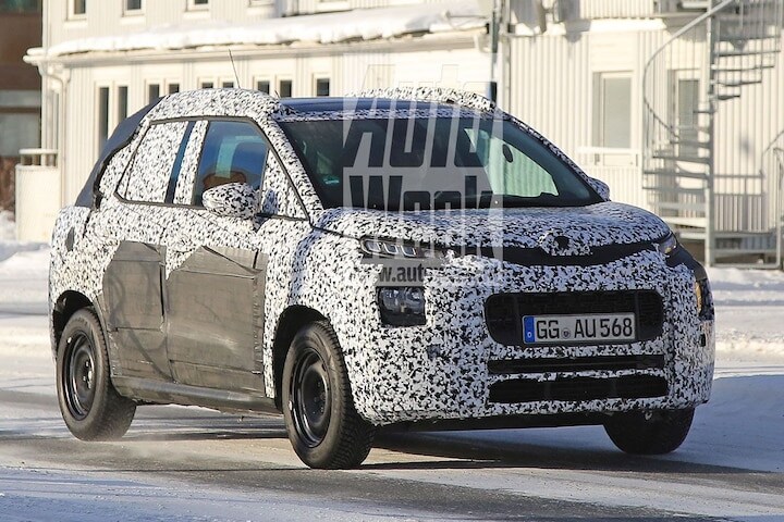 Spyshots Citroën C3 Picasso