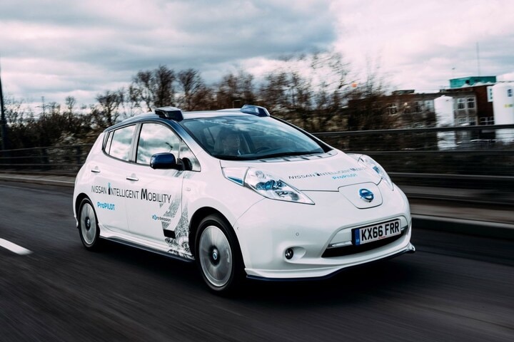 Nissan Leaf autonoom
