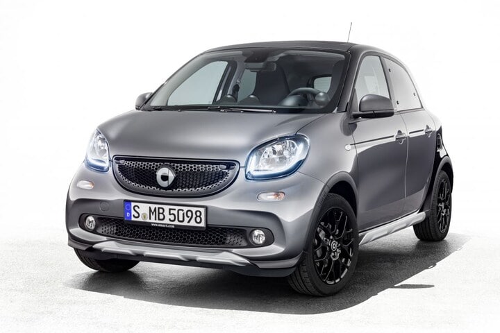Smart Forfour Crosstown en Brabus Fortwo