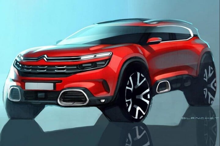 Citroën C5 Aircross schets