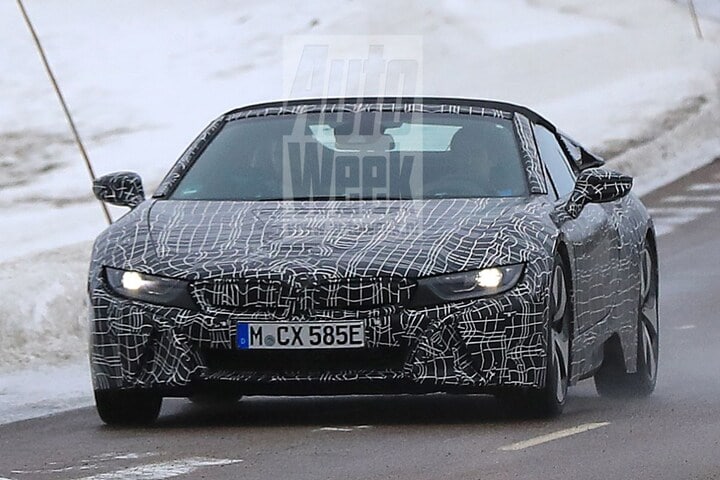 BMW i8 Spyder Spionage