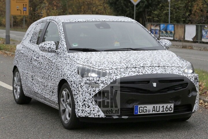 Opel Corsa Spyshots spionage