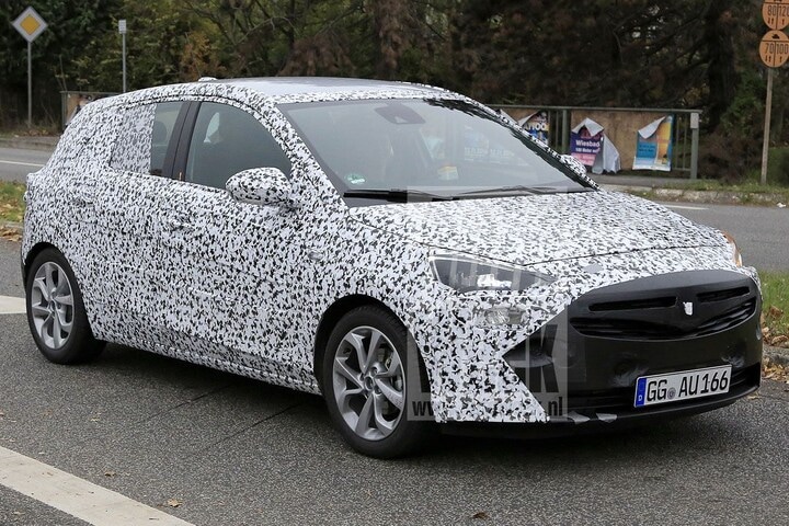 Opel Corsa Spyshots spionage