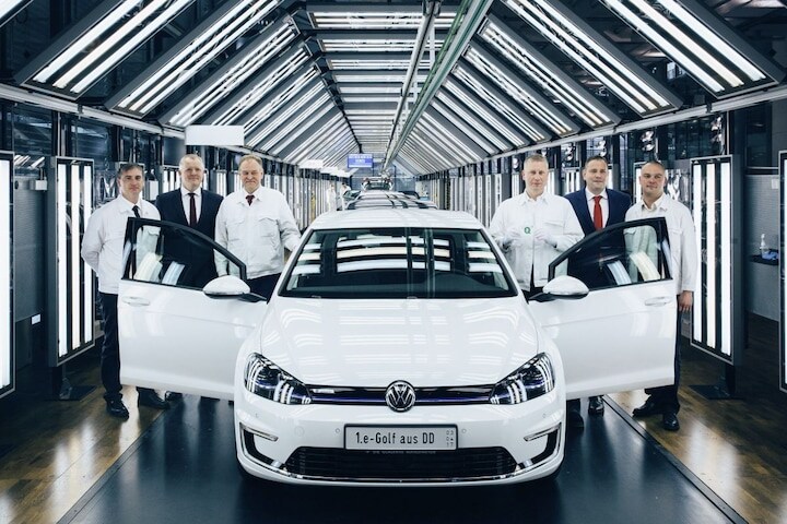 Volkswagen e-Golf Dresden
