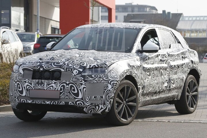 Jaguar E-Pace spyshots