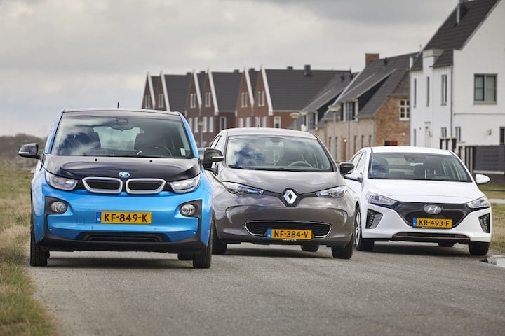 Elektrisch rijden auto's triotest multitest EV