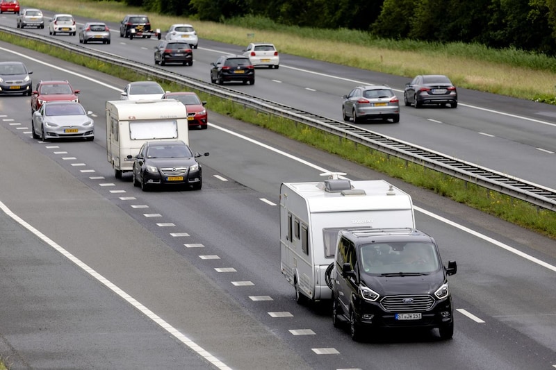 File vakantieverkeer Duitsers (ANP)