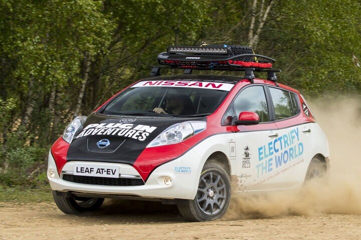 Nissan Leaf Mongol Rally