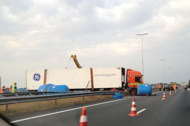 verkeersongeval vrachtwagen