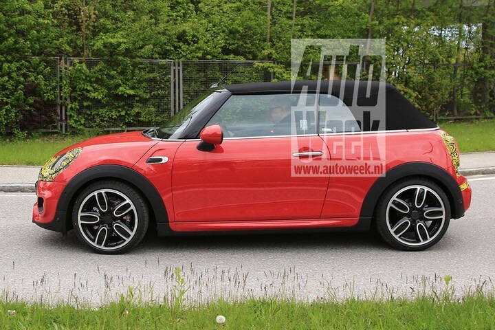 Mini Cabrio facelift spyshots
