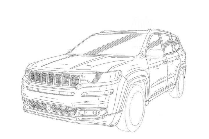 Jeep Yuntu patentschetsen (Wagoneer?)