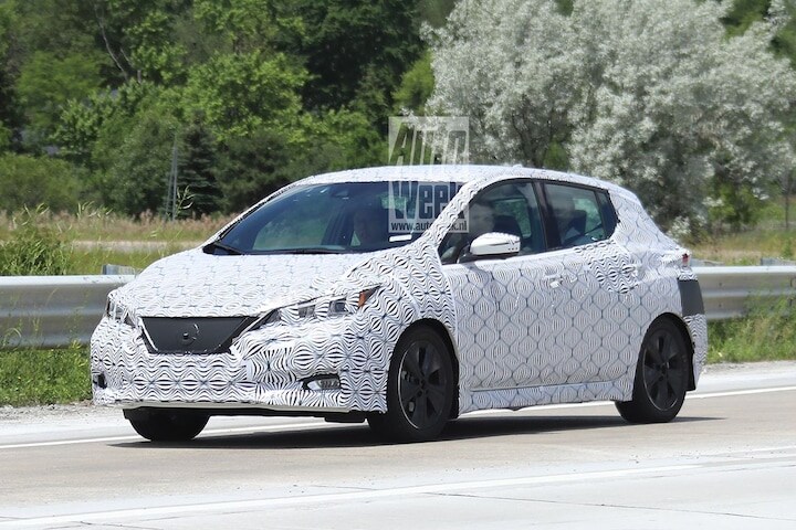 Spyshots Nissan Leaf