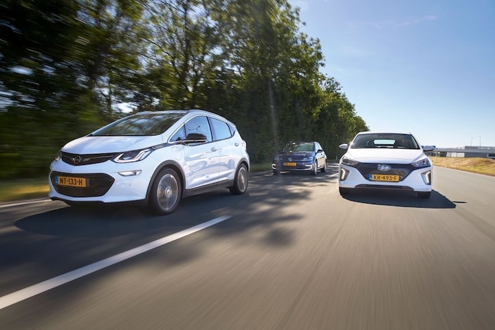 Tiotest Ampera-e e-Golf Ioniq