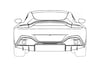 Patentschetsen Aston Martin Vantage