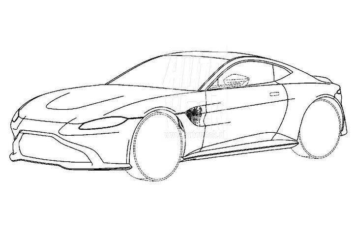 Patentschetsen Aston Martin Vantage