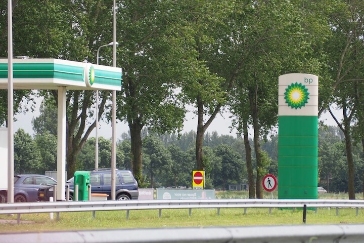 tankstation bp benzine