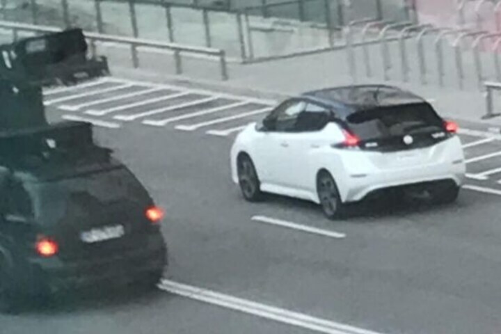 Nissan Leaf gesnapt