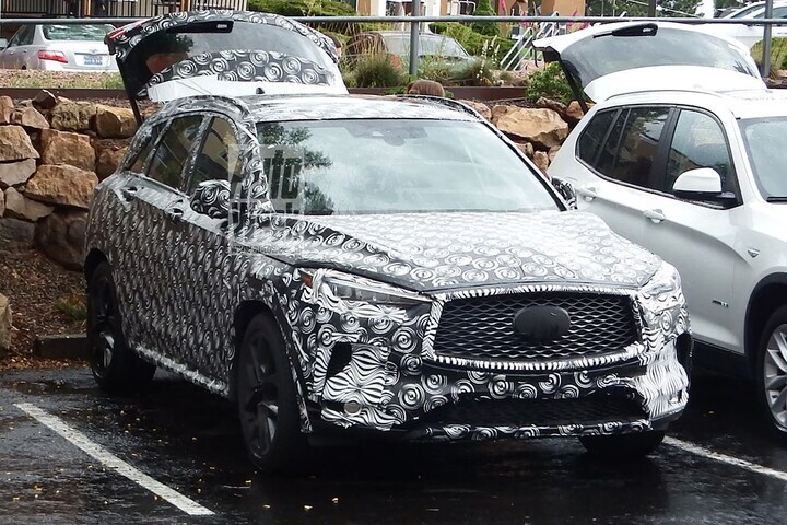 Infiniti QX50 spyshots