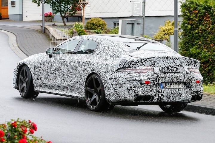 Mercedes-AMG 'GT4' spyshots