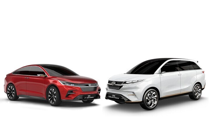 Daihatsu DN Multisix en DN F-Sedan.
