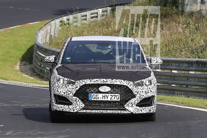 Hyundai Veloster spyshots
