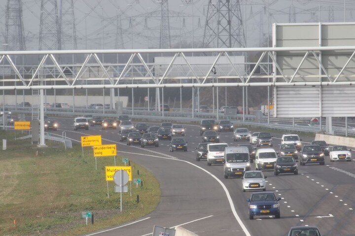 snelweg A1 Diemen Muiden Muiderberg