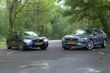 BMW 5-serie Touring vs. Volvo V90 - Dubbeltest