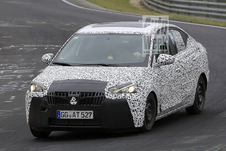 Opel Corsa Sedan spyshots