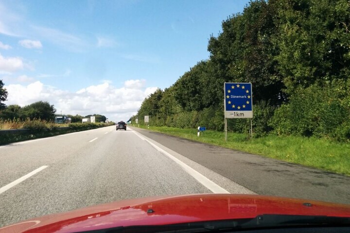 Denemarken grens snelweg grensovergang eu