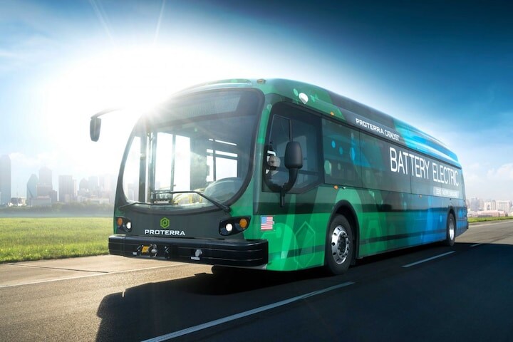 Proterra elektrische bus record